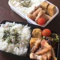 Snapdishの料理写真:息子と私のお弁当|Mayumiさん