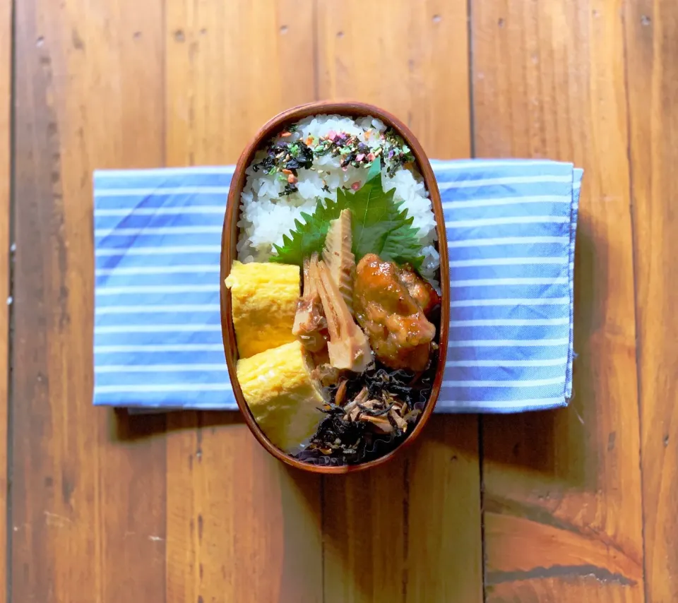 鶏の唐揚げ甘辛ダレ弁当！|豆子さん