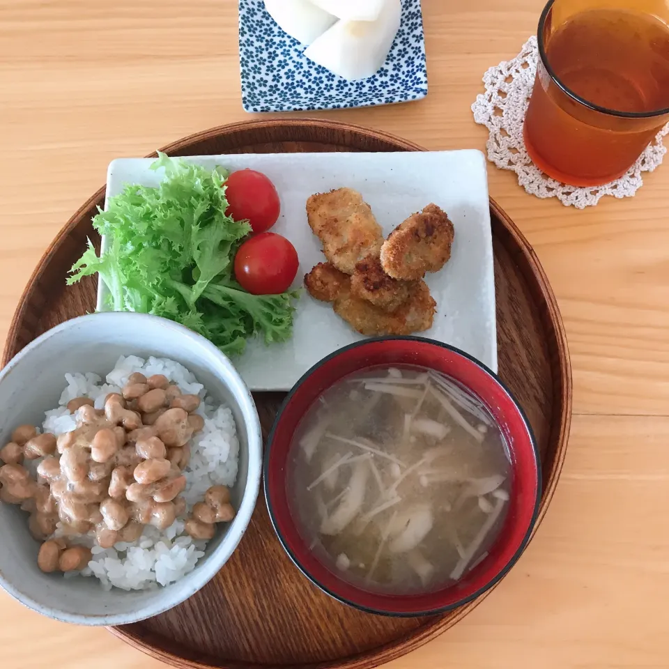 ヒレカツ残り(´°ᗜ°)ﾊﾊｯ..お昼ご飯|サチャンさん