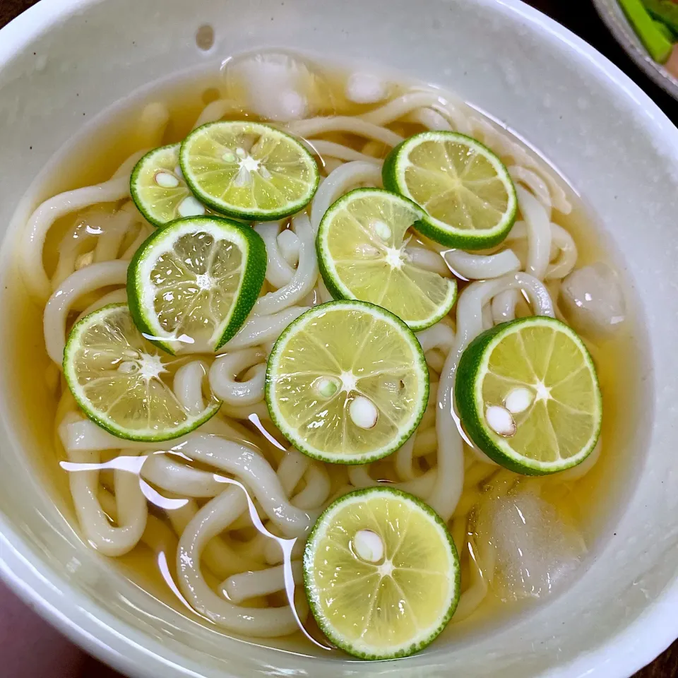 冷やしすだちうどん|まーちんさん