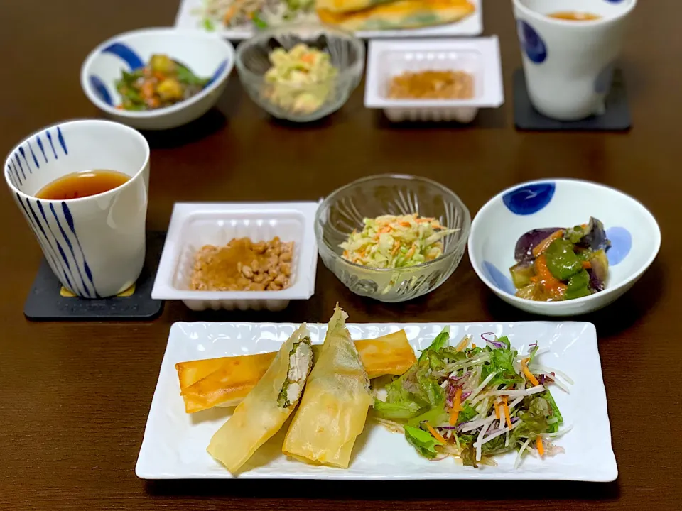 Snapdishの料理写真:🌸 ささみと大葉のチーズ春巻き 🌸|たんちゃんさん