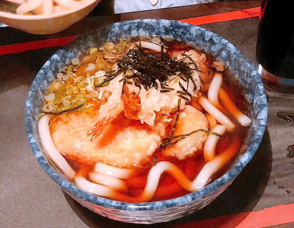 カナダで食べた天ぷらうどん きゅうり入りでした〜🤣|Ikuさん