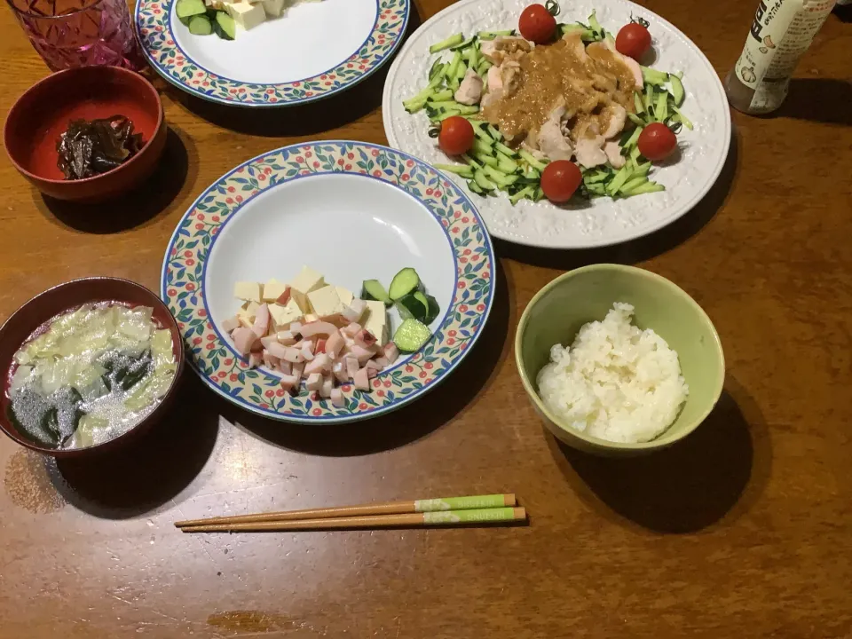 棒棒鶏と豆腐サラダ🥗|大塚麻美さん