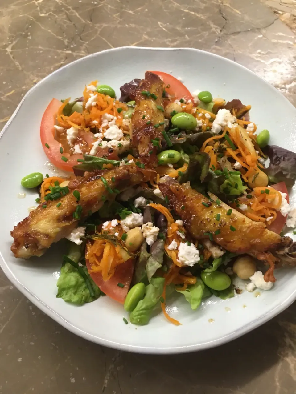 Chicken wing salad|tさん