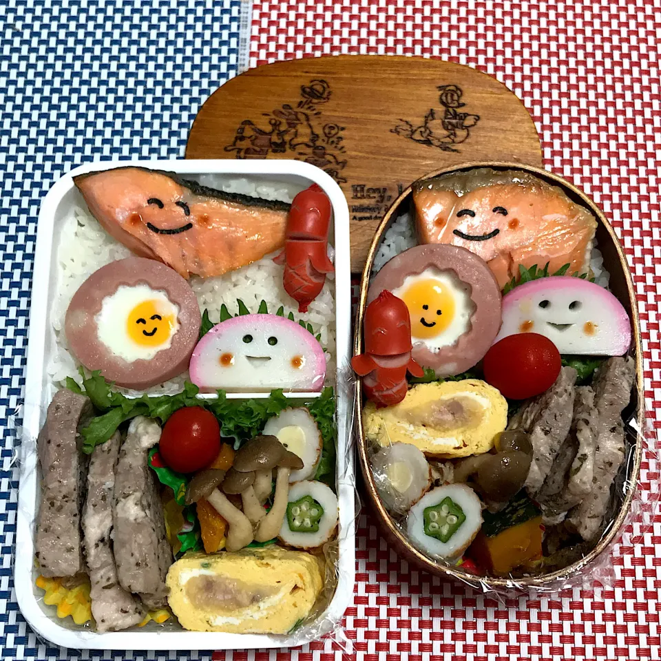 Snapdishの料理写真:2019年8月21日 ムスコ＆オレ弁当に|クッキングおやぢさん