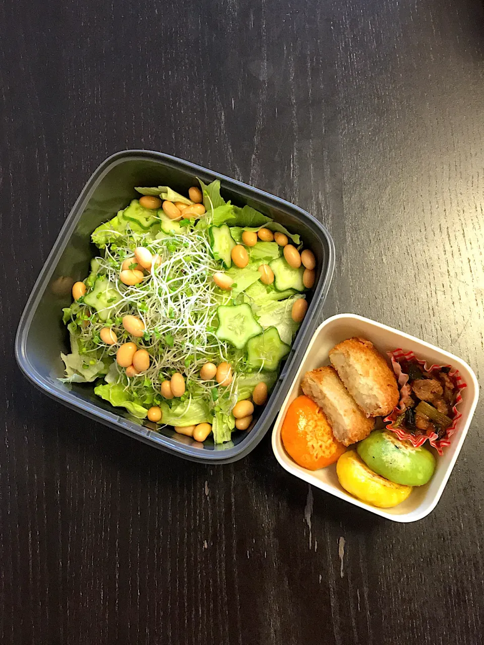 サラダ🥗弁当|かおりちんばぁさん