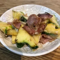 知り合いからズッキーニ貰った#ズッキーニ豚肉ポン酢炒め|fukufukuさん