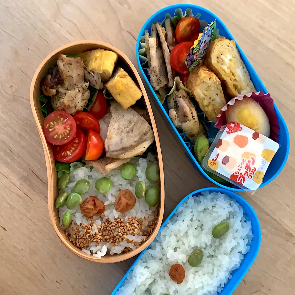 幼稚園児弁当と塾弁|まちろさん