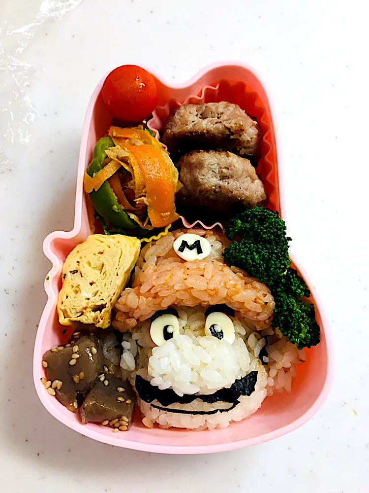 えりさんの料理 幼稚園 お弁当！マリオ⭐️🍄|pimoriさん