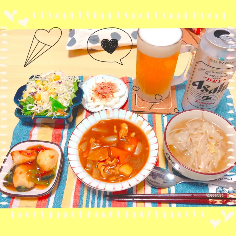 ８／２１ 晩ごはん🍴＊○°|rinaronarさん