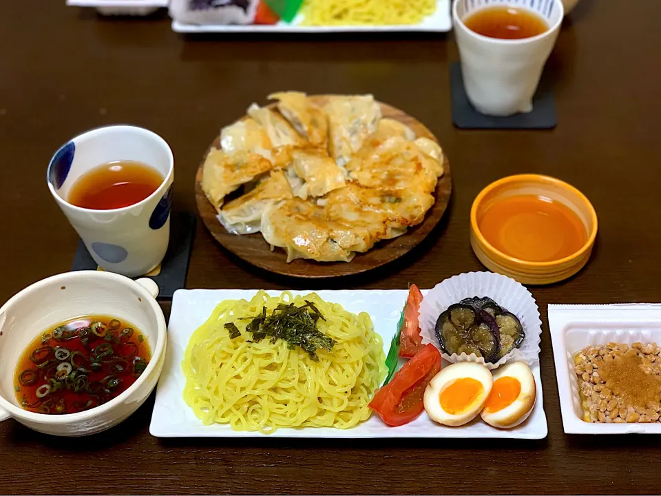 🌸 餃子とざるラーメン 🌸|たんちゃんさん