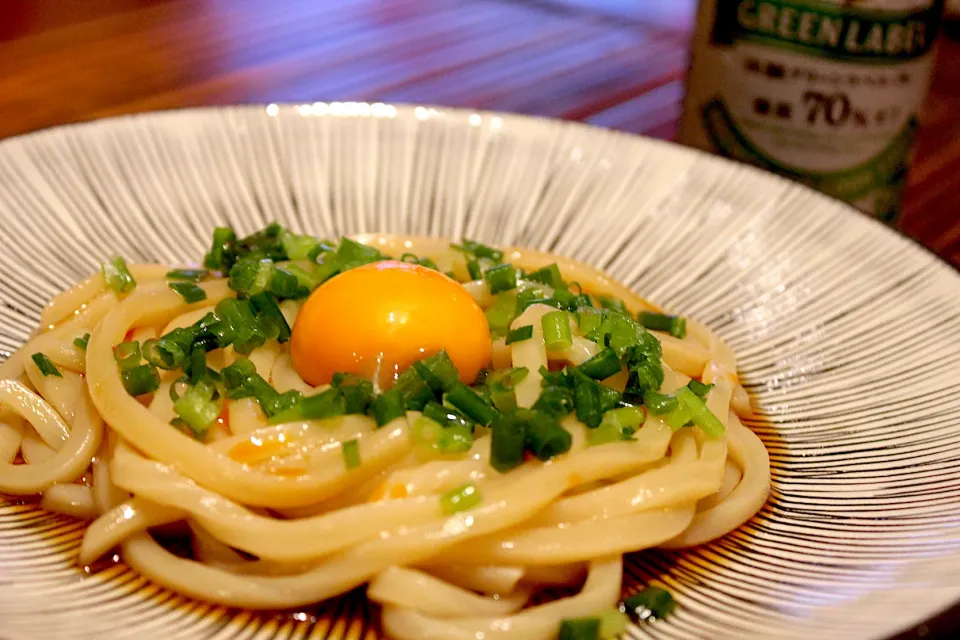 Snapdishの料理写真:山本ゆりさんの旨だれ冷やし油うどん|よっすぃさん