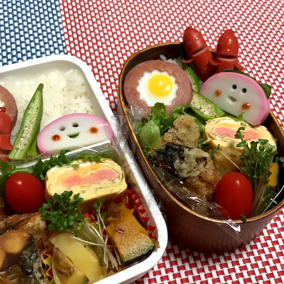 2019年8月22日 ムスコ＆オレ弁当♪|クッキングおやぢさん