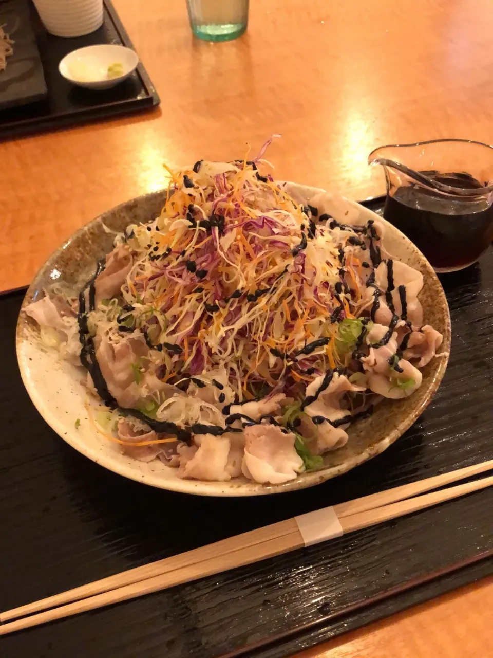 Snapdishの料理写真:豚しゃぶ蕎麦|rinrinさん