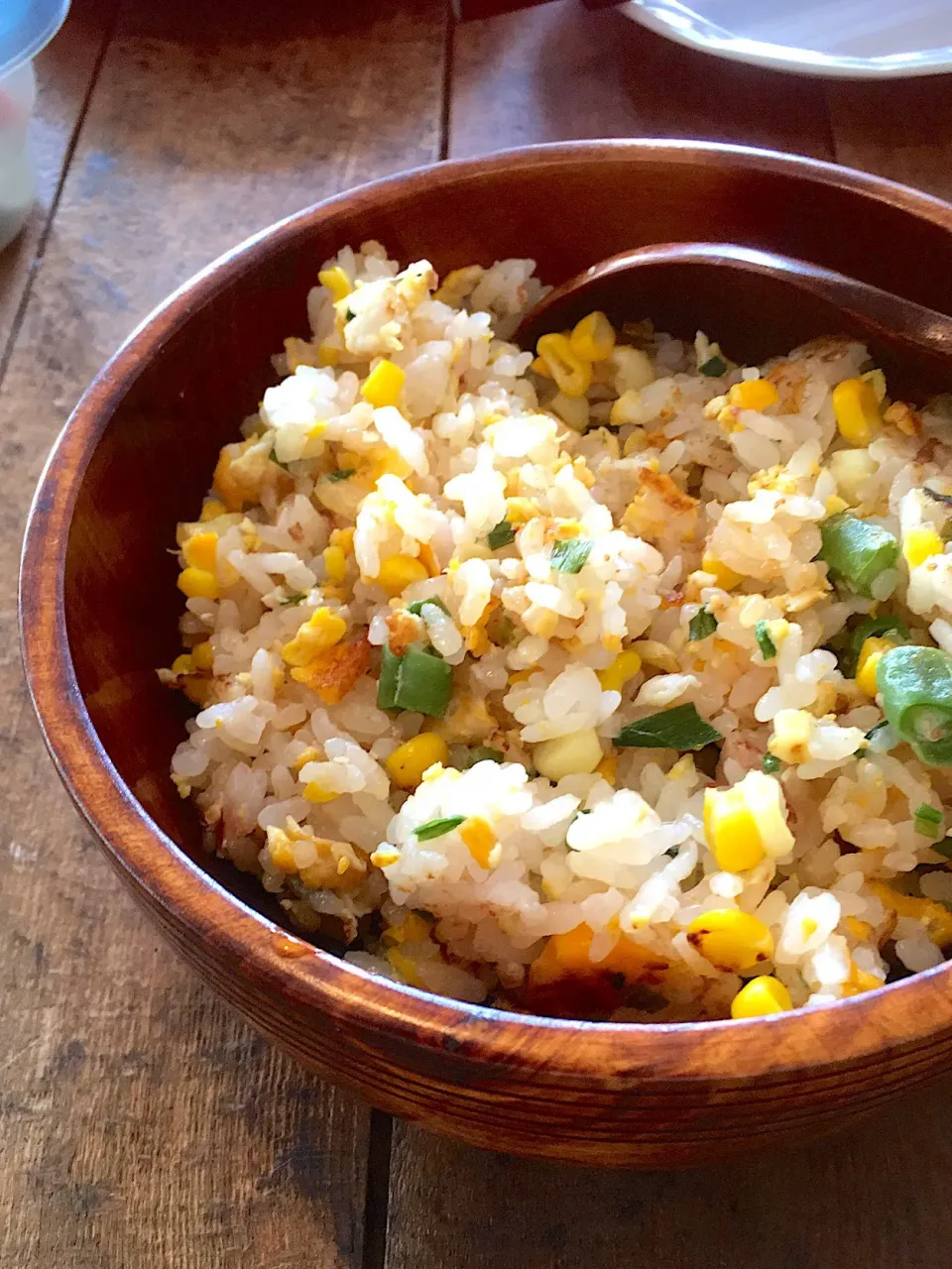 冷蔵庫の野菜で、梅ごはん炒飯|en.58さん