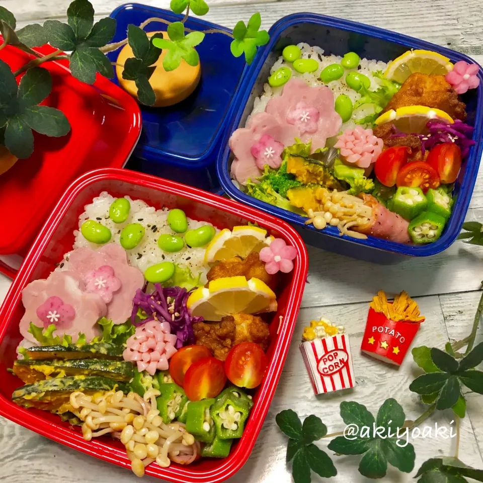 枝豆オイルごはん弁当|Akiyoෆ¨̮⑅さん