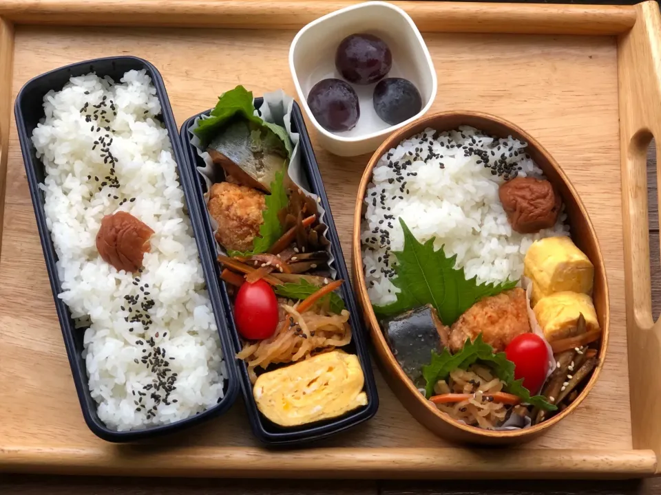 鯖の醤油煮(缶) 弁当|弁当 備忘録さん