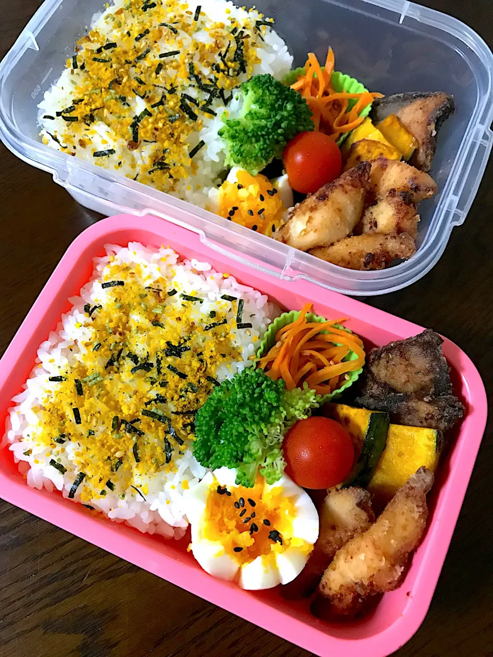 カツオと鶏むね肉の竜田揚げ弁当|kiicoさん