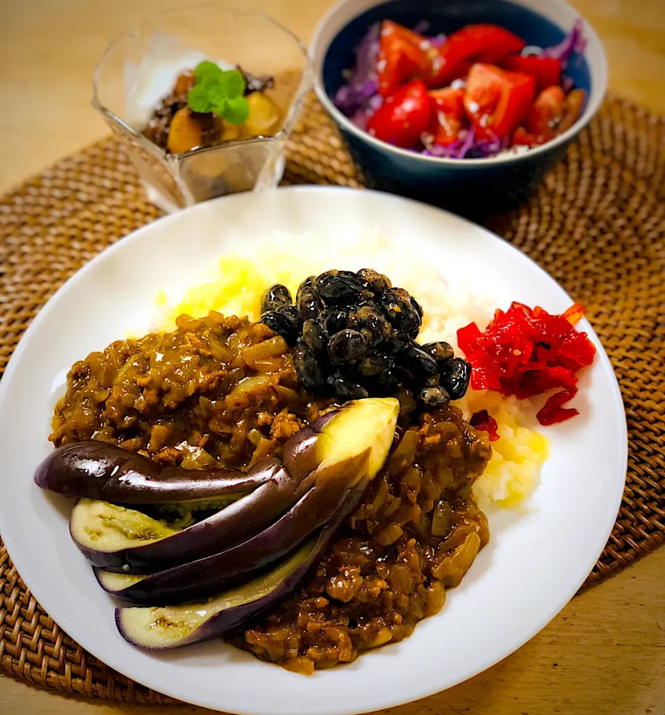 カレーに納豆|かずきっちんさん