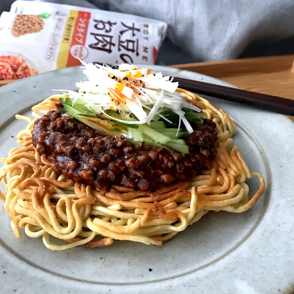 Snapdishの料理写真:ジャージャーかた焼きそば♪|るん♪さん