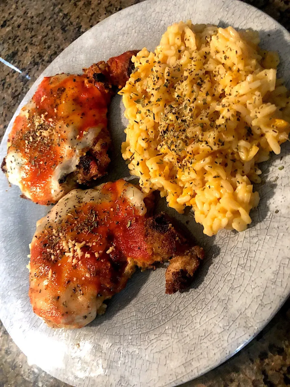 Parmesan pork chops with cheese rice|Tawanjaさん