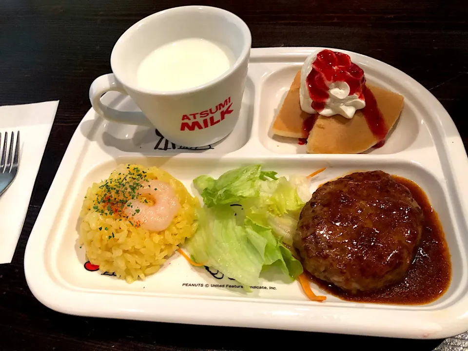 足湯カフェ チットモッシェ お子様ランチ|ゆっこっこさん