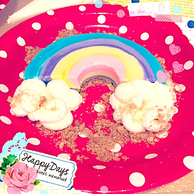 Rainbow cheesecake|rinnさん