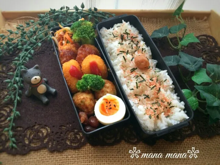 Snapdishの料理写真:今週のお弁当～（8/22）|まなまな♡さん