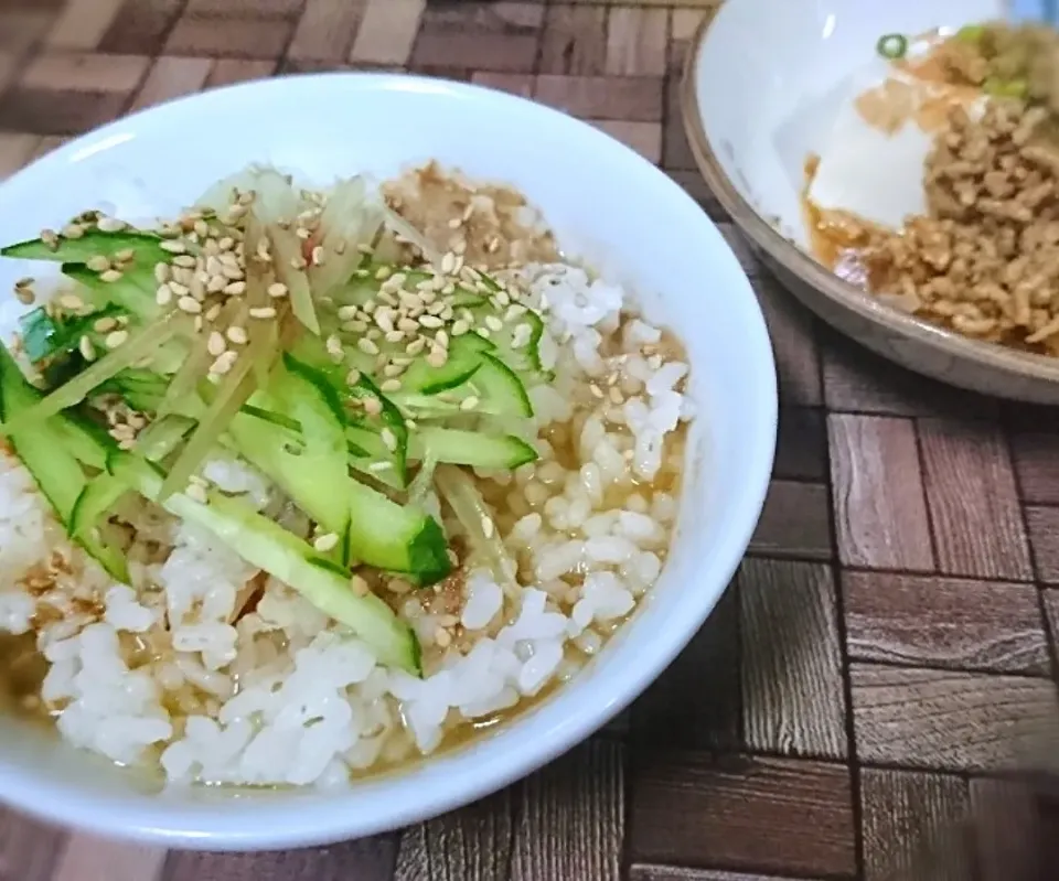 Snapdishの料理写真:宮崎風 冷汁 🍚😋|fumi ◡̈⋆さん