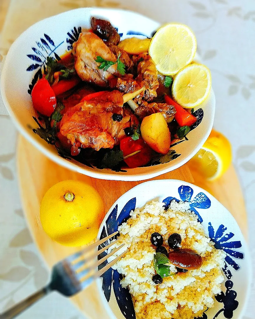 Snapdishの料理写真:chicken tajine|reginaさん