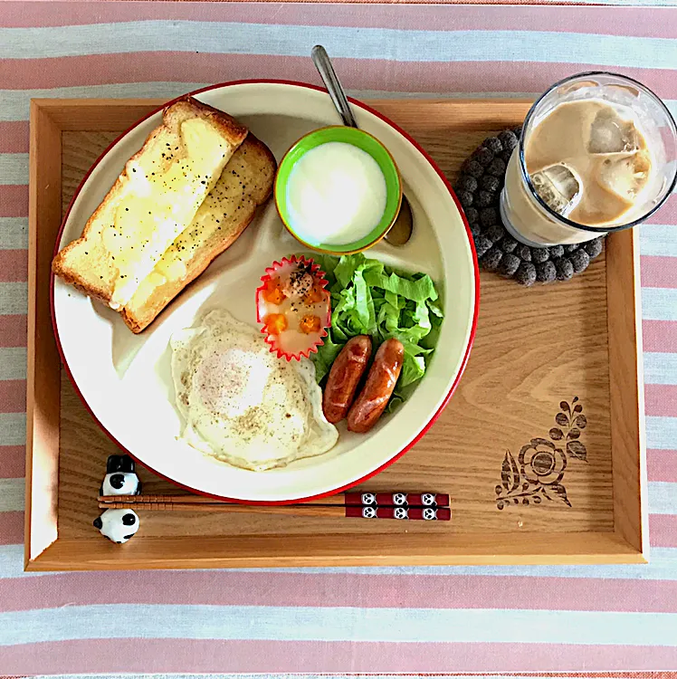 朝ごパンプレート(´<_｀ )❤|さくらさん