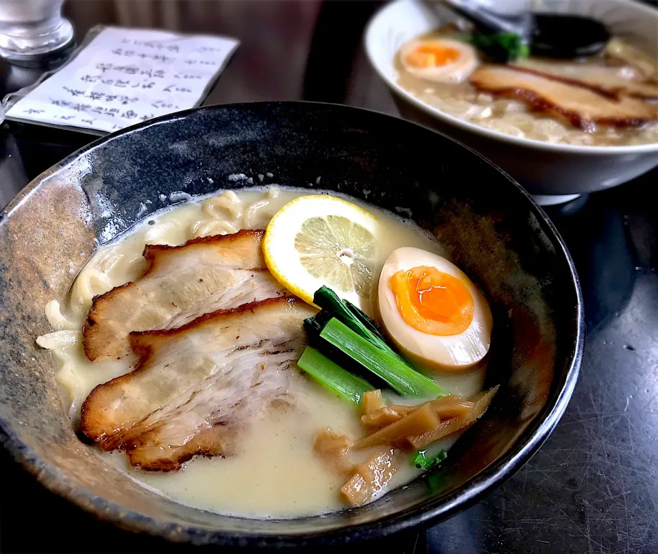 昼ごはん  鶏白湯しお|砂雪さん