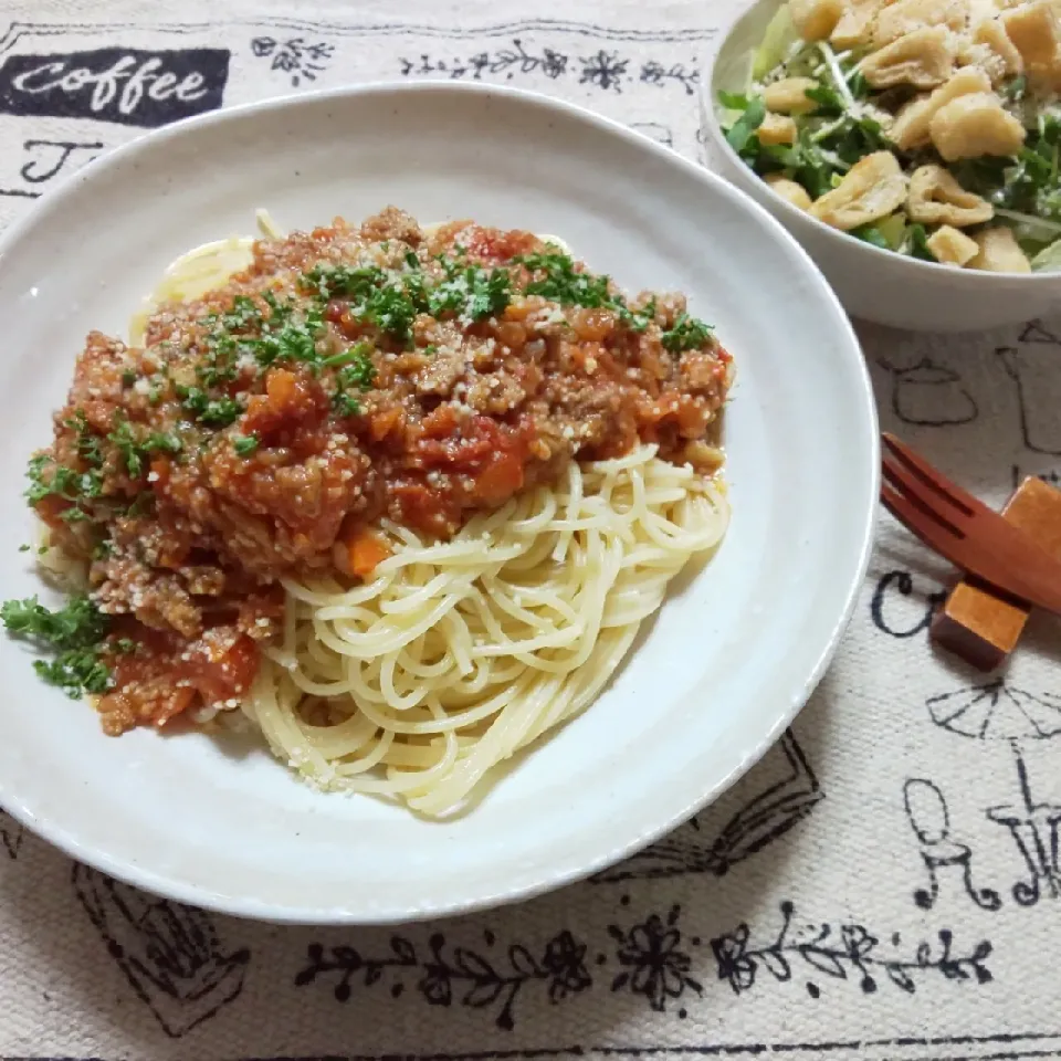 味噌入り和風ミートソース🍝|真希さん