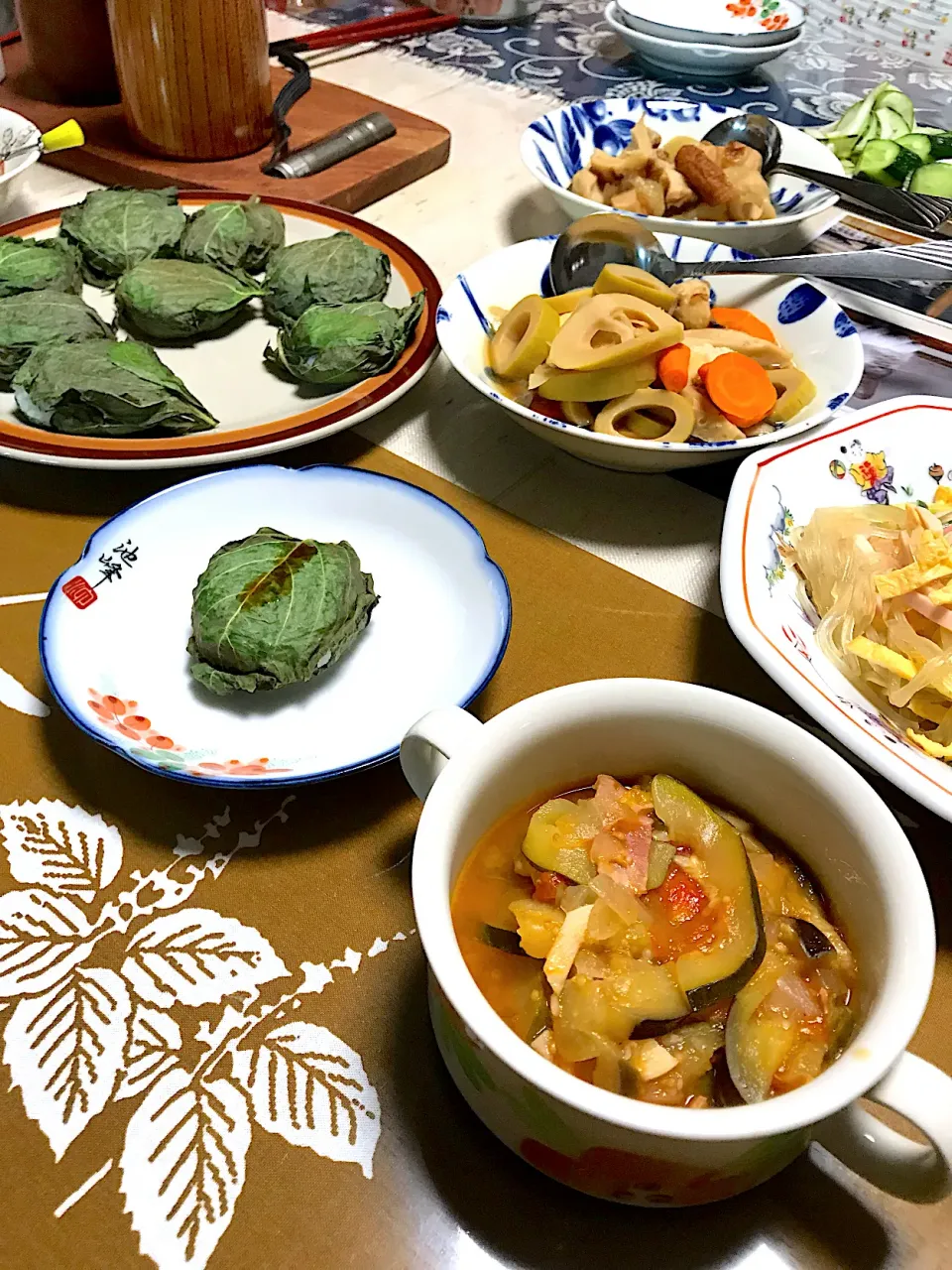 Snapdishの料理写真:ご実家ごはん お昼ごはん|sayaさん