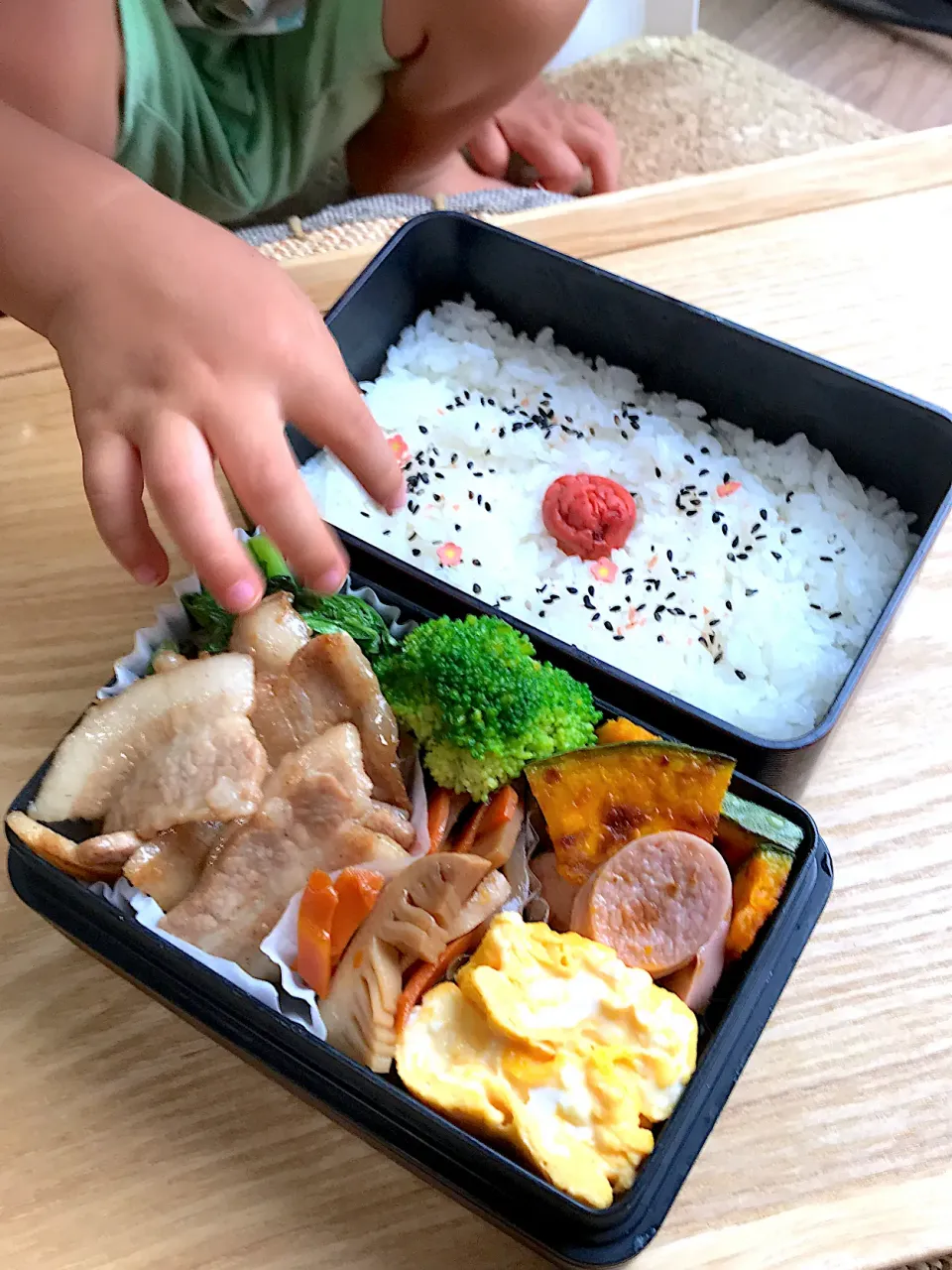 豚の焼肉弁当|二キィさん