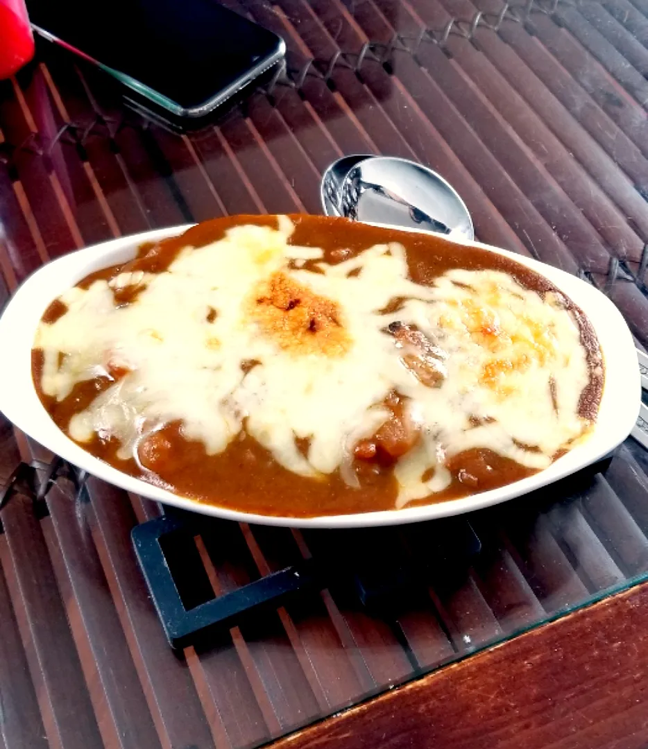 奥様料理♪夜ご飯の素揚げカレーからの朝ごはんは焼きカレー🍛に♪(o^O^o)|dai.noriさん