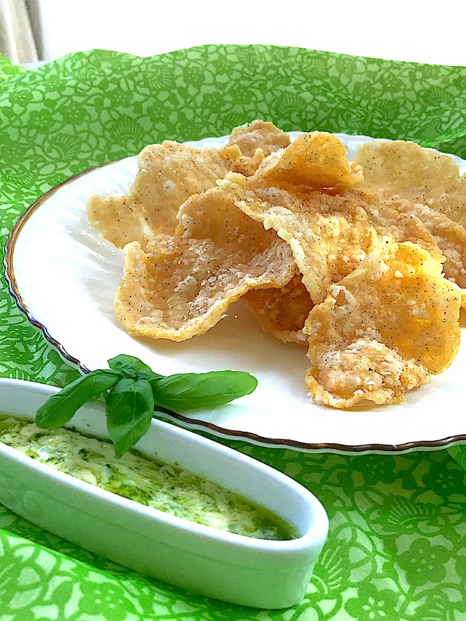 チキンチップ🌱バジルマヨで🥂|サミカさん