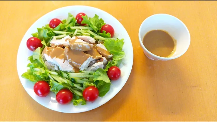 💕棒々鶏♡鶏ムネ肉で💕|yuiママさん