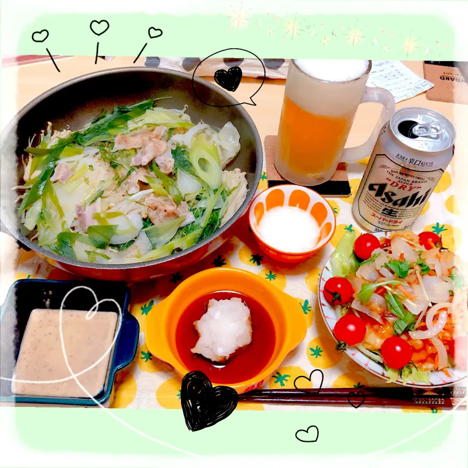 Snapdishの料理写真:８／２６ ｍｏｎ 晩ごはん🍴＊○°|rinaronarさん