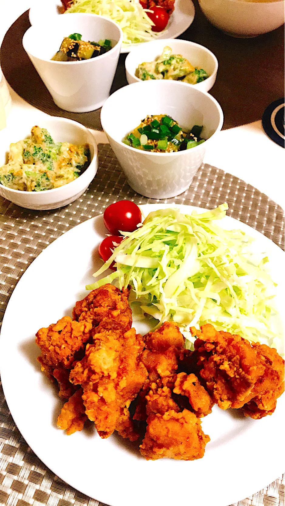 得意料理の唐揚げな晩御飯😋😋😋|ゆきさん