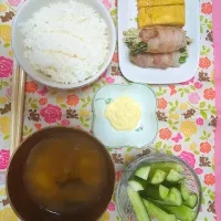 Snapdishの料理写真:中学2年生の夜ご飯|shinobu💠さん