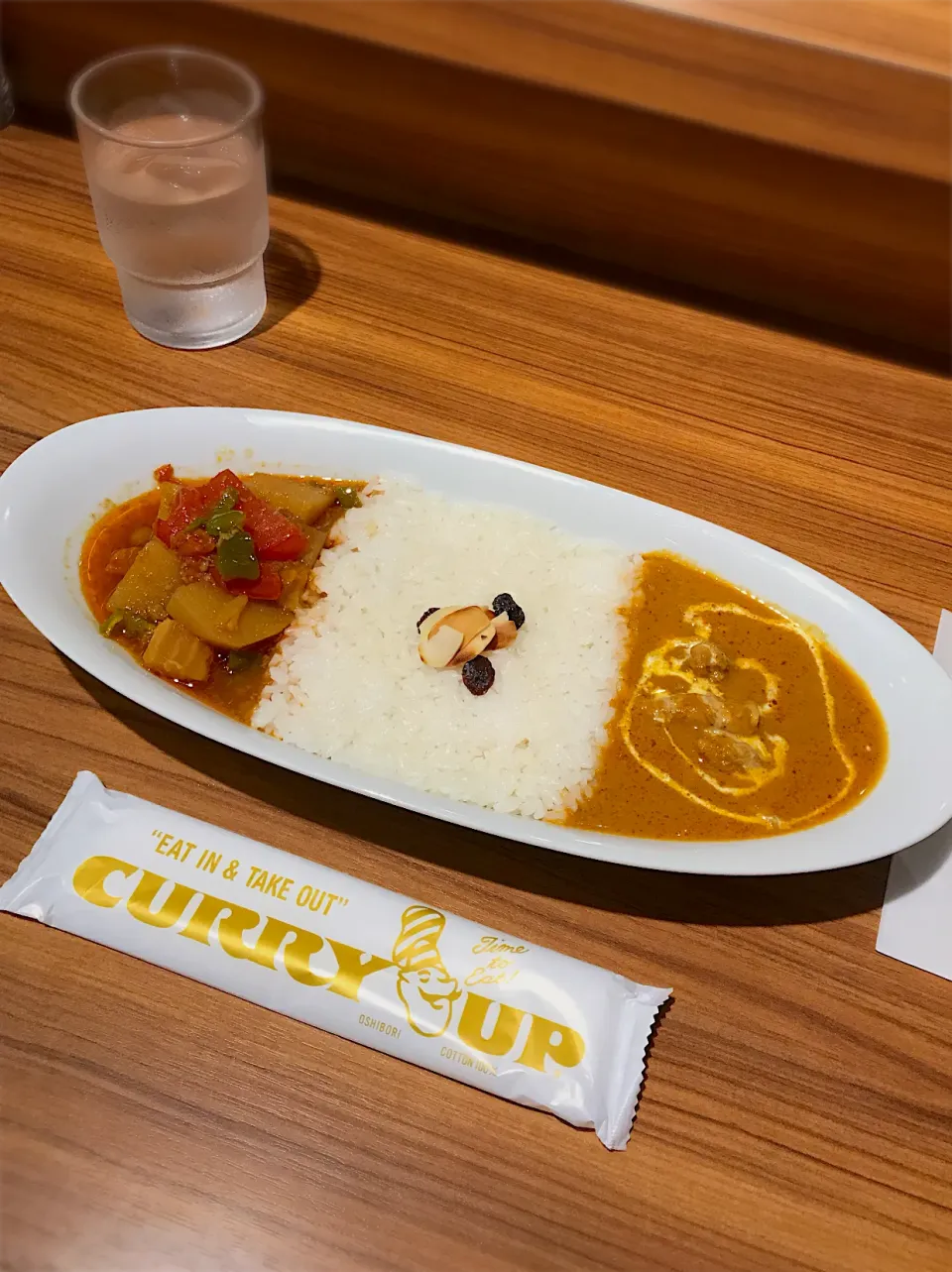 COMBINATION CURRY やさいのカレー ＆バターチキンカレー|sayaさん