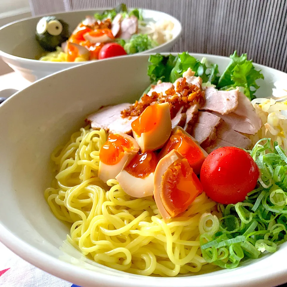 Snapdishの料理写真:冷やしラーメン|てんさん