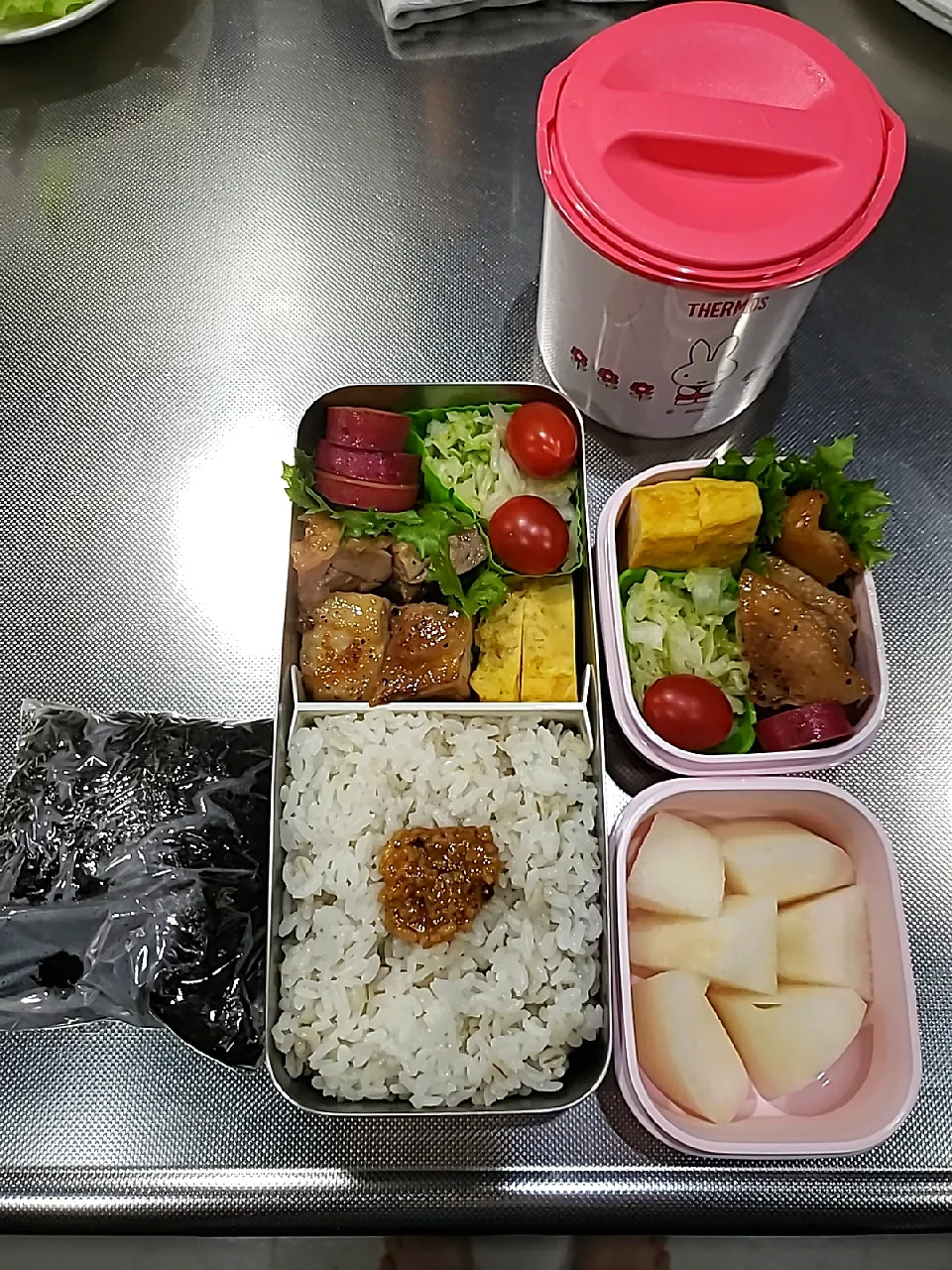 今日のお弁当　パパ&高校生娘ちゃん(*^^*)|sakuhimaさん