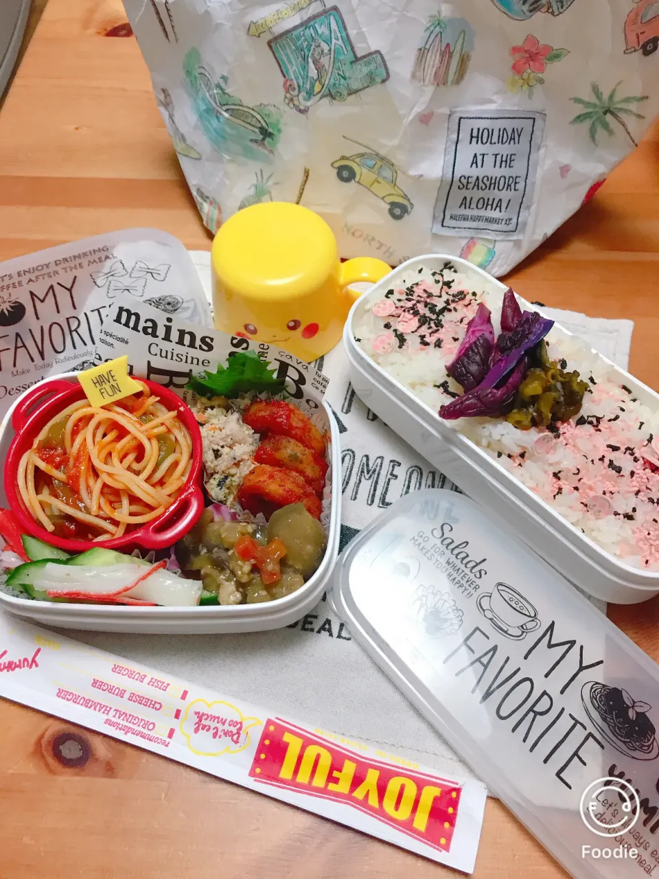 Snapdishの料理写真:旦那弁当🍱|Harumiさん