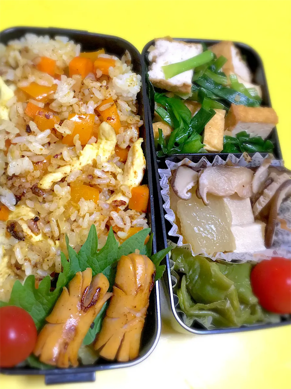 カレーチャーハン弁当|4jemさん