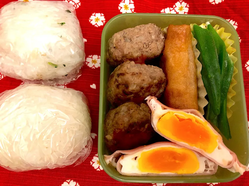 Snapdishの料理写真:おにぎり弁当|freeさん