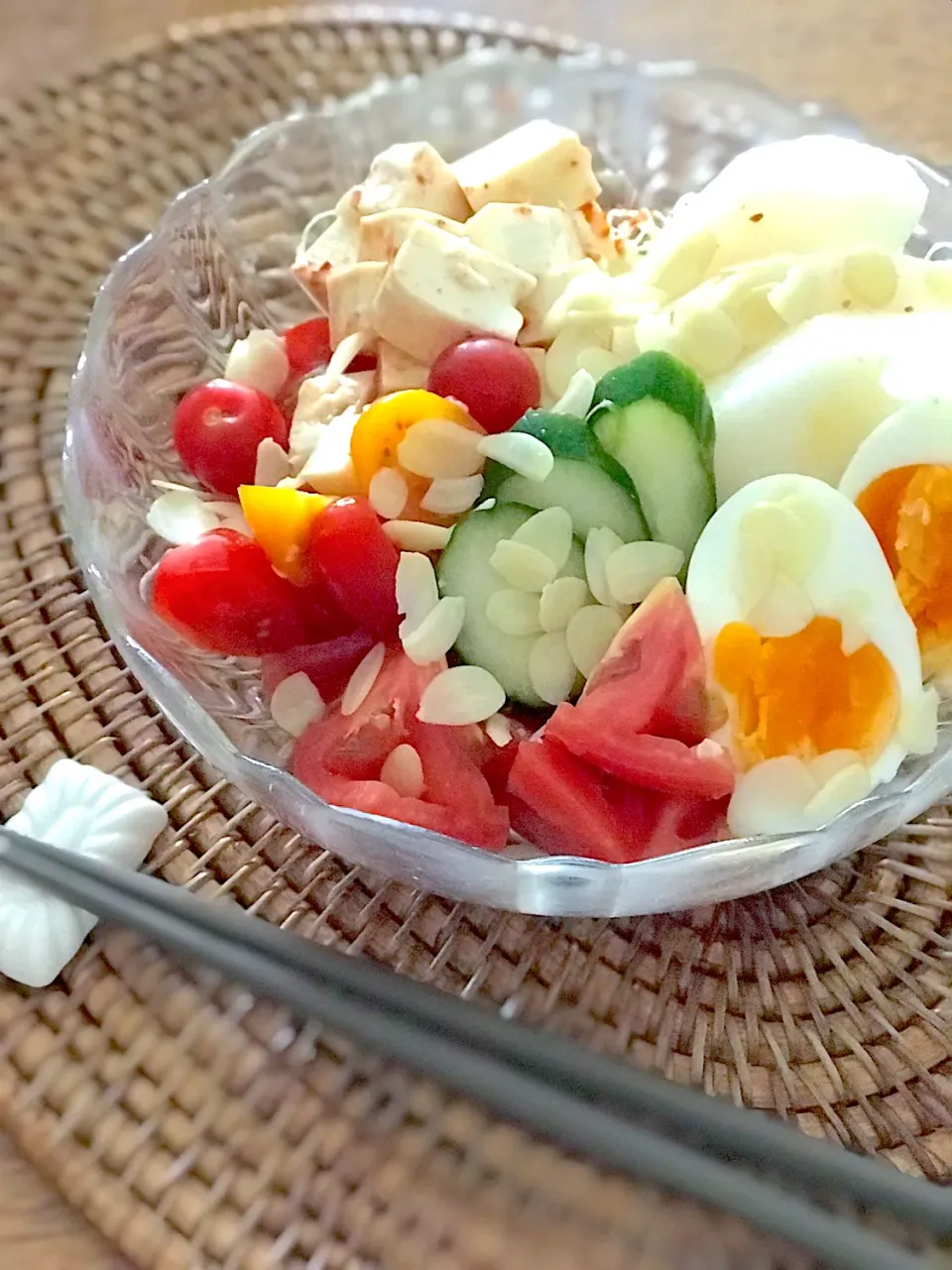 息子は冷麺、私はキャベツ麺で冷麺風サラダ|sonokoさん