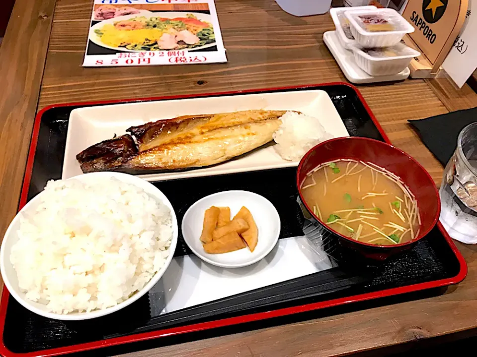 サバ塩定食|純さん