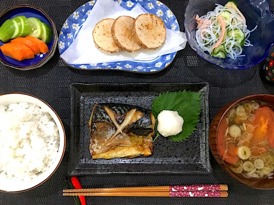 鯖の塩焼き定食|ゆうかさんさん